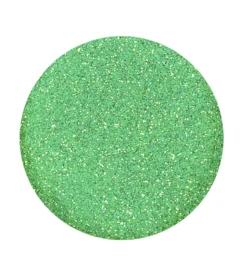 "Fresh Mint" micro glitter semitrasparente